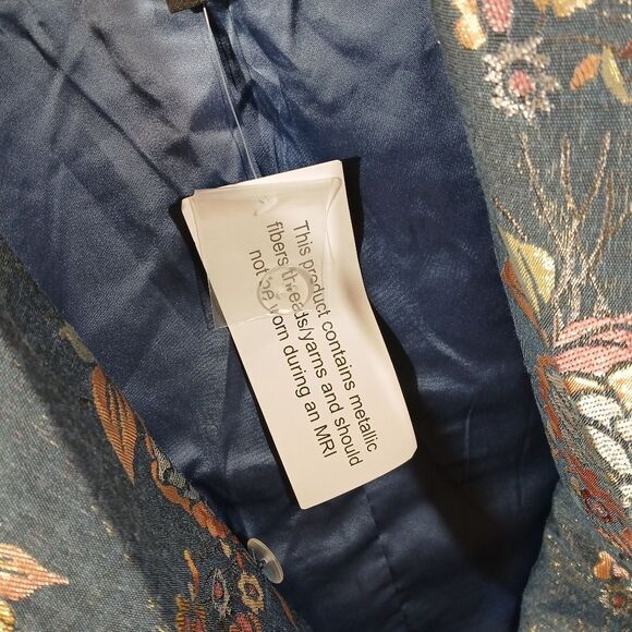 Isaac Mizrahi NWT Floral Zip Jacket/Blazer - Picture 7 of 12